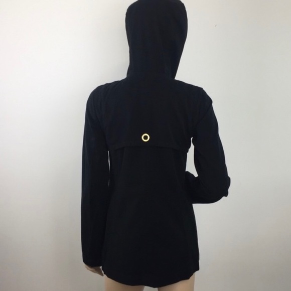 🖤 Tulle Retro Jacket 🖤 Mod Black Zip-up Hoodie Sz: XS - Picture 4 of 6